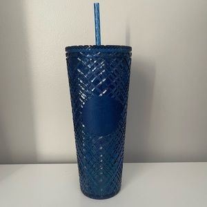 Blue Jeweled Venti Starbucks Cup